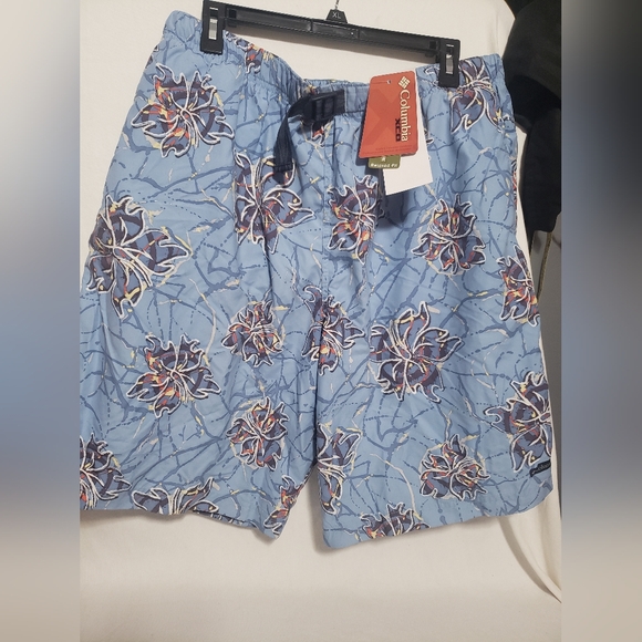 Columbia XCO Mens Blue Printed Shorts XL New with Tags - Picture 11 of 11